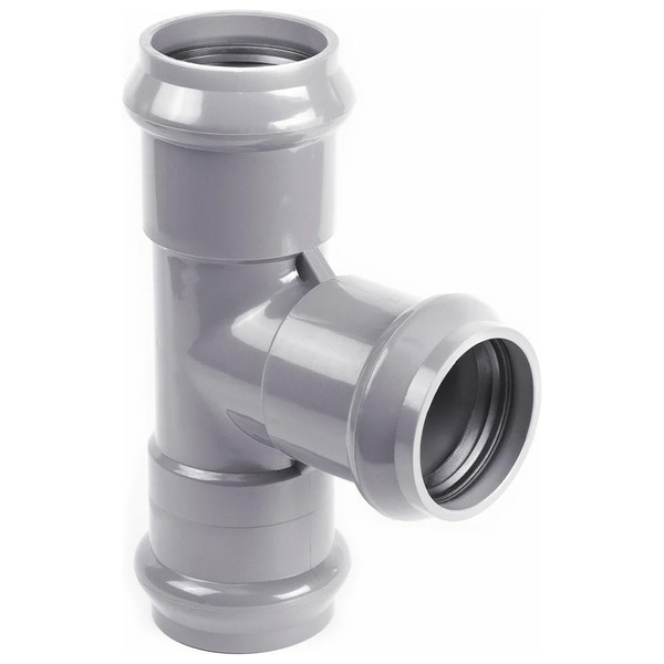 Тройник ХЕМКОР нап. раструб. 160/110 90гр.