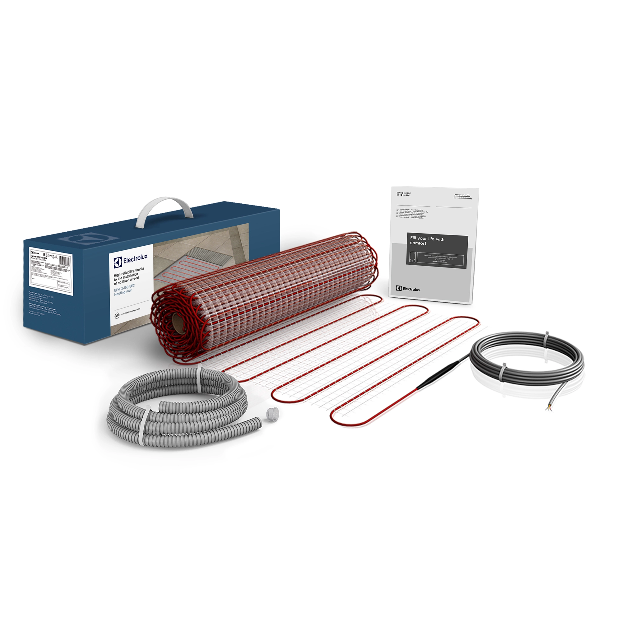 Изображение товара Полотный кабель-обогреватель Electrolux Eco Mat 2-150-1 EEC с текстильной основой