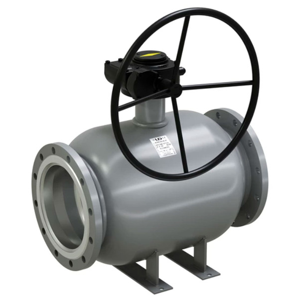 Кран шаровой стальной фланцевый LD Ду200 Ру16 полнопроходной с редуктором