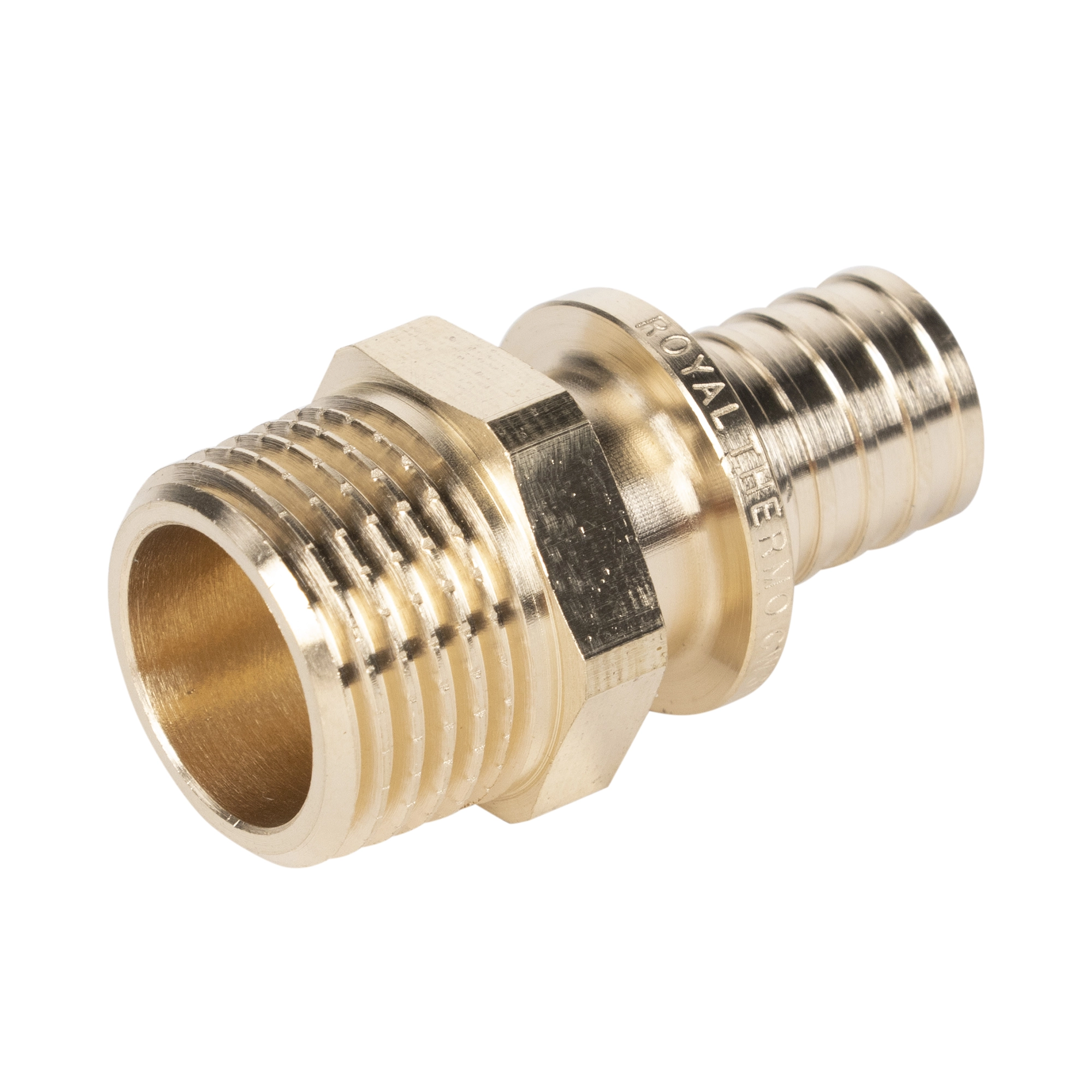 Изображение товара Муфта аксиальная Royal Thermo НР переходная 16x1/2 (6) Изображение товара Муфта аксиальная Royal Thermo НР переходная 16x1/2 (6)