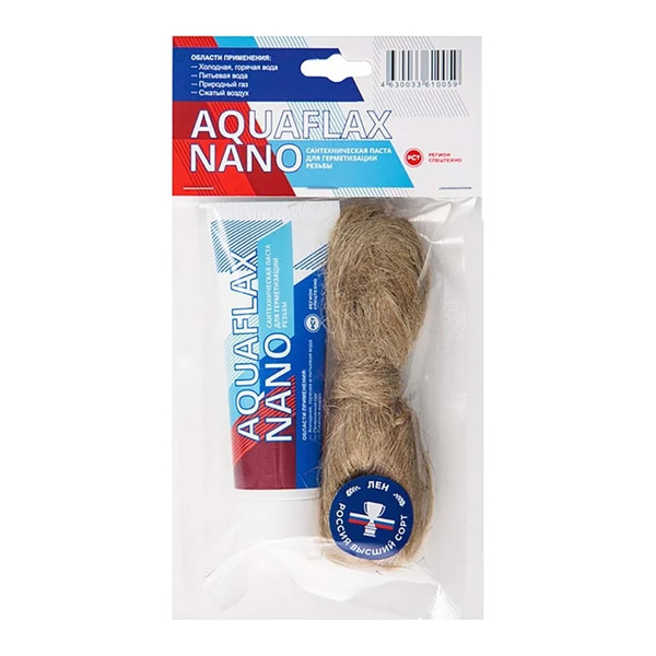 Паста для льна Aquaflax nano тюбик 80гр. + лён 20гр.