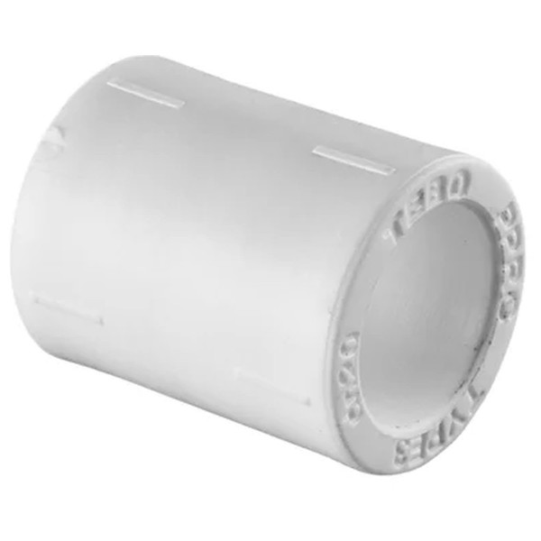 Муфта полипропиленовая PPRC 50 TEBO, белая (уп. 12 шт)