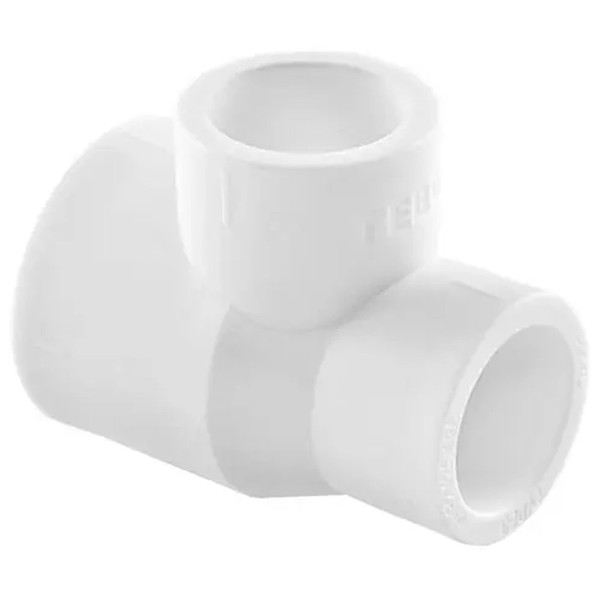 Тройник переходной полипропиленовый PPRC 50х32х50 TEBO, белый (уп. 6 шт)