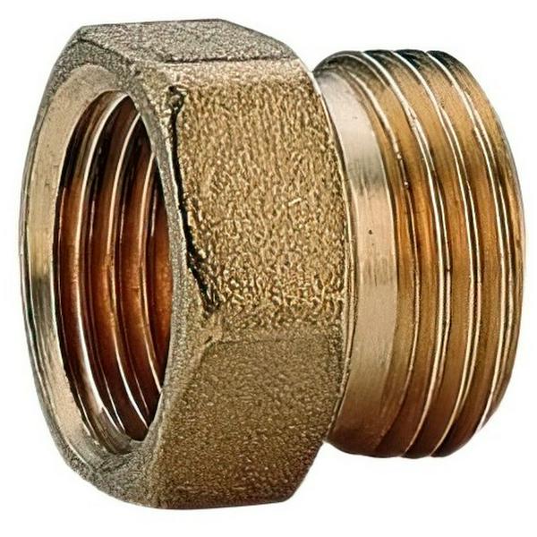 Фитинг прямой Giacomini для переходников ВР 3/4"x18, R180RY061