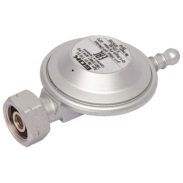 Регулятор для баллонов с вентилем 1,5кг/ч, 30 мбар, выход под шланг 8мм