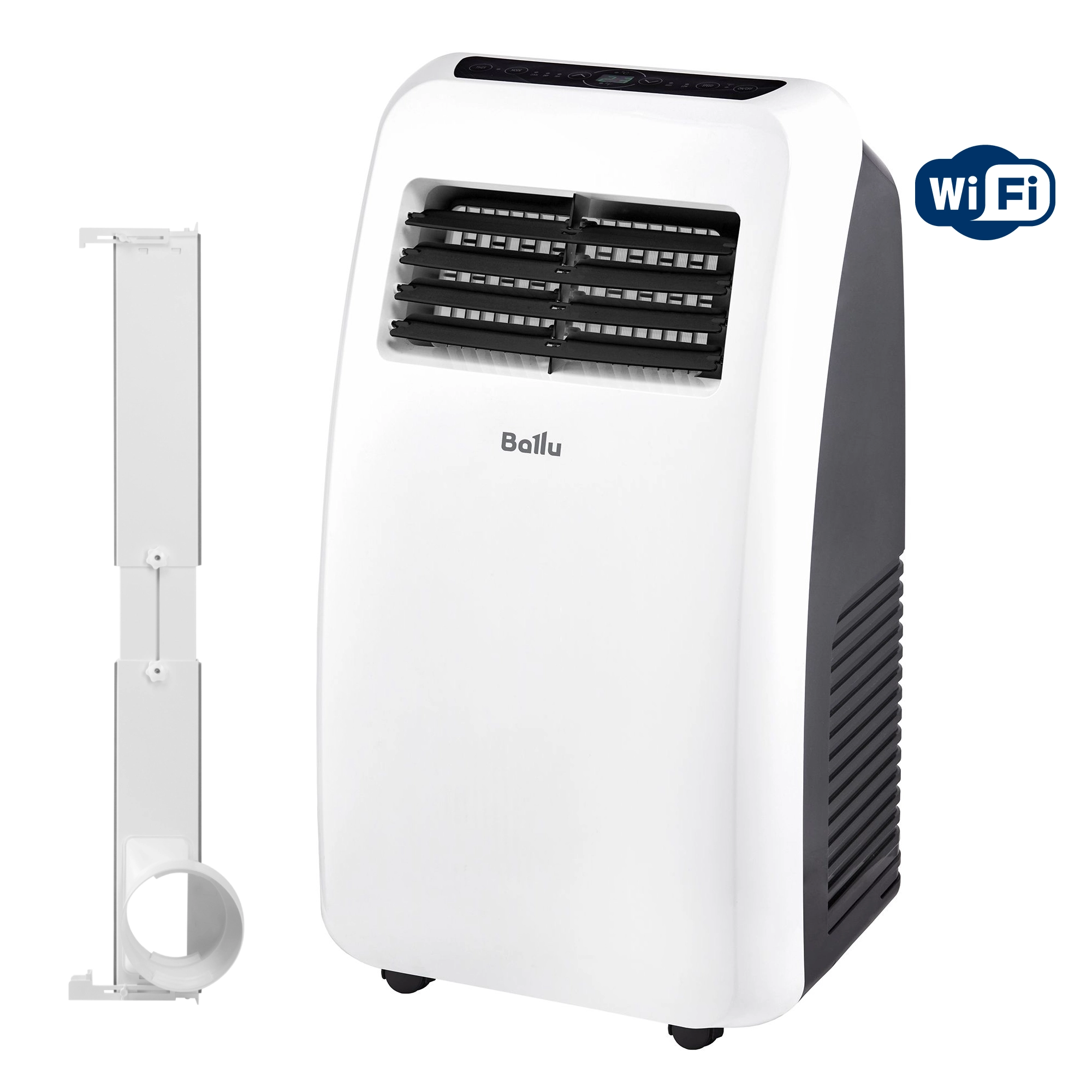 Изображение товара Мобильный кондиционер Ballu Aura BPAC-07 CP/N1_24Y с Wi-Fi управлением Изображение товара Мобильный кондиционер Ballu Aura BPAC-07 CP/N1_24Y с Wi-Fi управлением