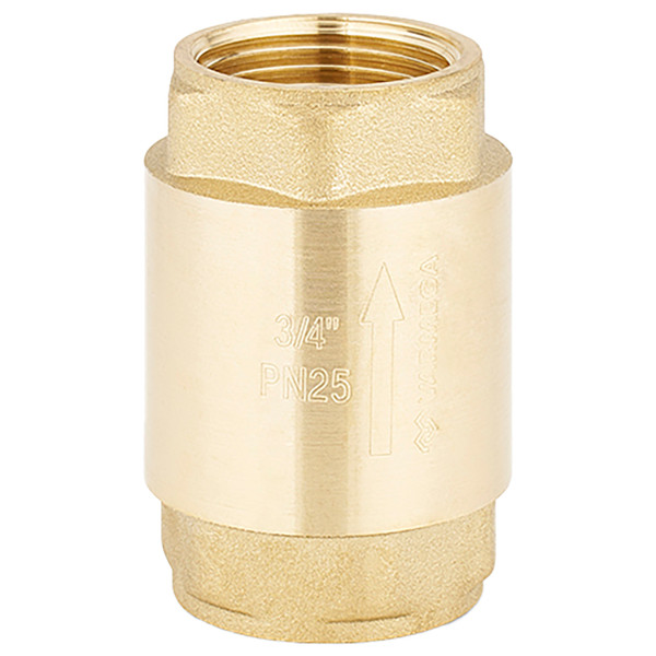 Клапан обратный VARMEGA с латунным седлом VMCV01, 3/4"
