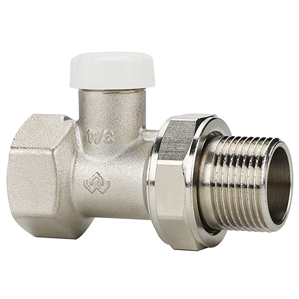 Клапан радиаторный VARMEGA запорный VMRV04, 3/4", прямой