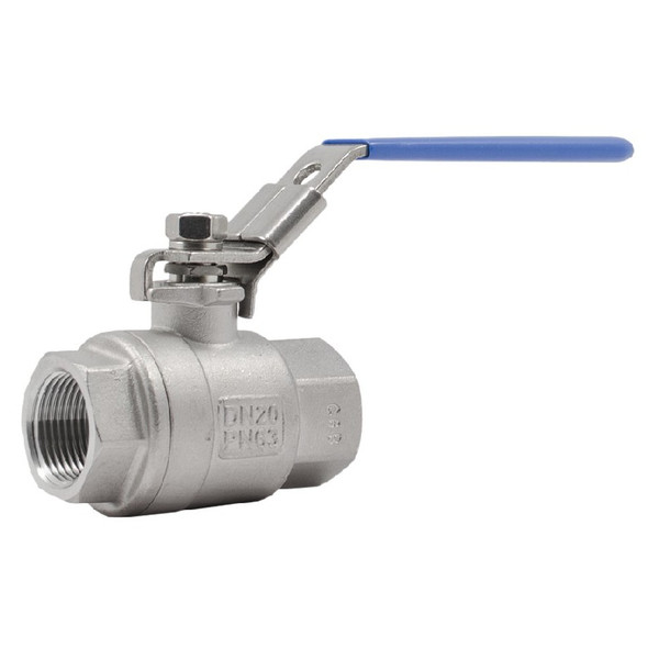 Кран шаровой ADL DN15 PN63 р/р, полнопр. нерж. Tmax 250C, BV15.04.015.63