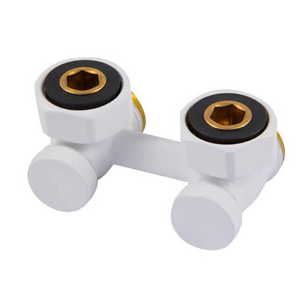 Узел нижнего подключения SCHLOSSER G 3/4 x 3/4 D-50 MM Standard 6007 угловой белый