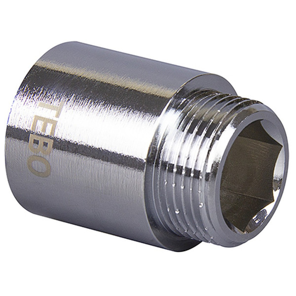 Удлинитель хромированный TEBO ВР/НР 3/4"х 80 мм (11/88)