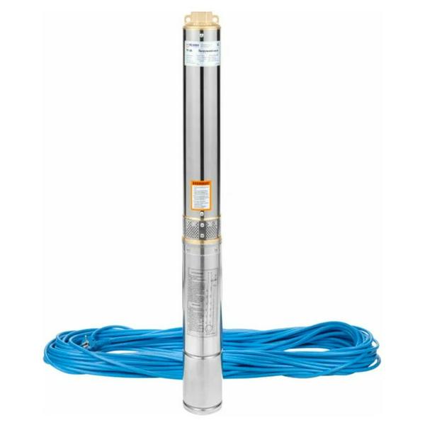 Насос скважинный Belamos TF-60 напор 60 м, расход 80 л/мин, 1 кВт, кабель 35 м (Китай)