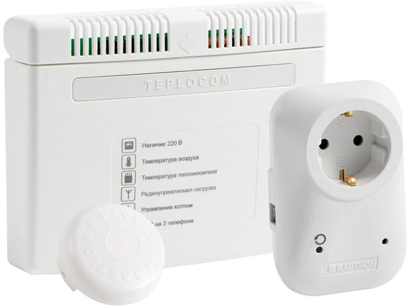 Теплоинформатор TEPLOCOM GSM, контроль сети 220В, температуры, встроенная АКБ