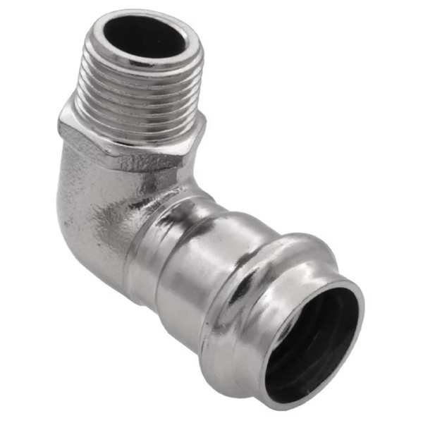 Уголок VIEIR 90 град. нар.р. 22×1/2" VER-PRO (50/5)