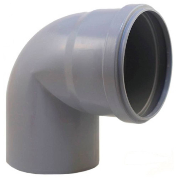 Отвод Ostendorf 110х87гр. HTB внутр. кан. PPS серый