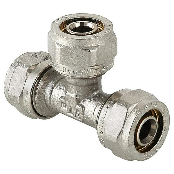 Тройник обжимной 32*26*26 (Valtec) VTm.331