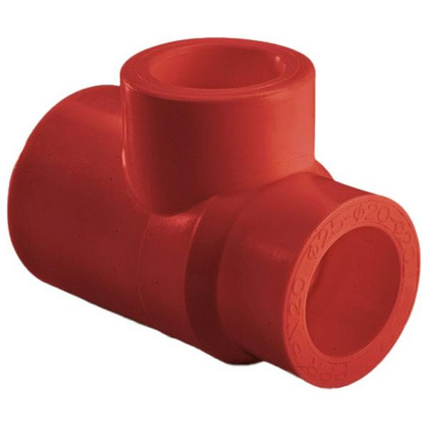 Тройник переходной полипропиленовый PPRC 75х63х75 AntiFire