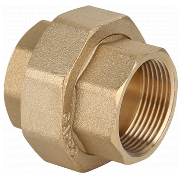 Соединитель Gappo прямой (Американка) ВР-ВР латунная 1 1/4"