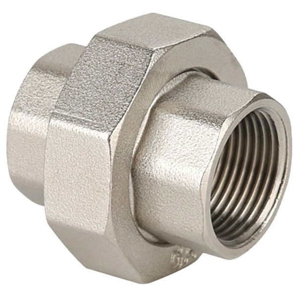 Соединитель Gappo прямой (Американка) ВР-ВР никелированная 3/4"