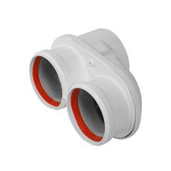 Изображение товара Адаптер моноблочный Royal Thermo 60/100 для перехода на двухтрубную систему 80/80 (универсальный)