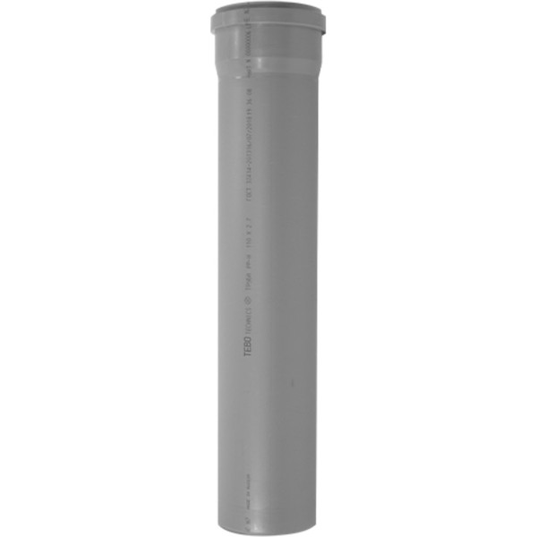 Труба TEBO канализационная 110x3000 для внут. канал. сер. арт. 013010132 (1/10)