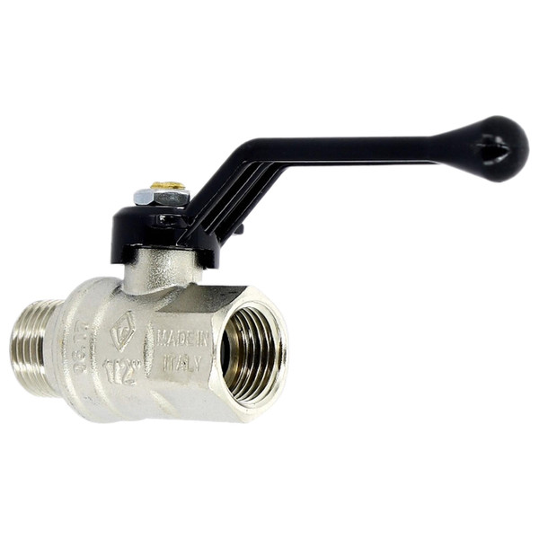 Кран BUGATTI НВ 1/2" ручка NEW JERSEY серия 915, полный проход