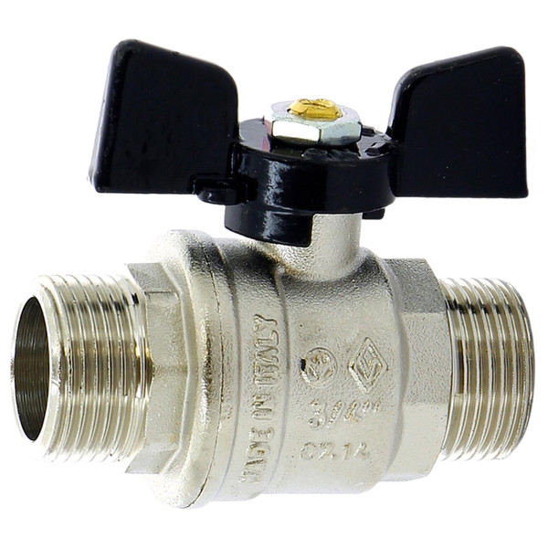 Кран BUGATTI НН 3/4" бабочка OREGON серия 327, полный проход