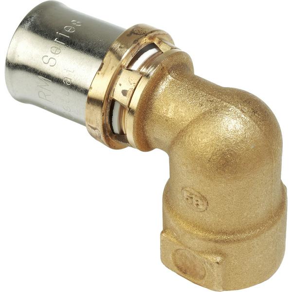 Угольник-пресс Giacomini латунь ВР 16x1/2", RM129Y033