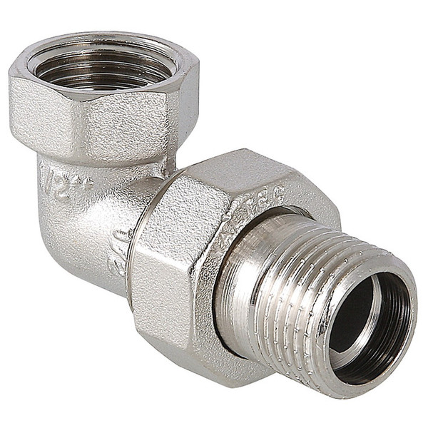 Сгон угловой разъемный (американка) ВН внутренняя наружная резьба 1" (Valtec VT 98) уп 5 шт