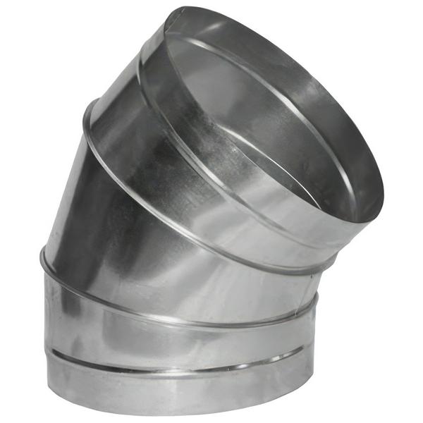 Отвод НЕОКЛИМАТ оцинкованный 45 D 125 0,5мм