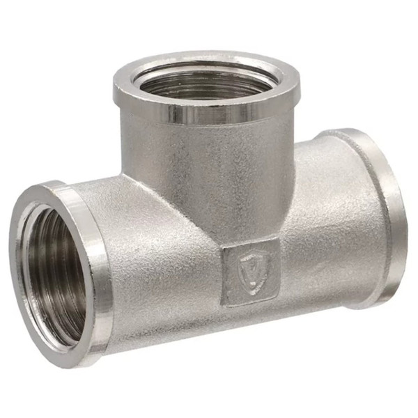 Тройник VIEIR ВВВ 1"х1/2"х1" тяж.никел. TFN535-Z