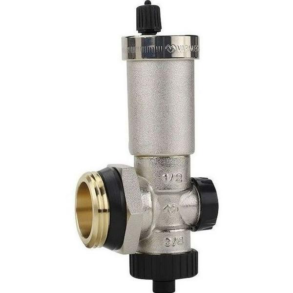 Группа концевая для коллектора VARMEGA VM15902 НР 1" с др.вентилем и авт. воздухотв.