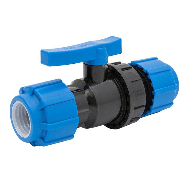 Шаровый кран ПНД компрессионный 20*20 мм (ТПК-АКВА)