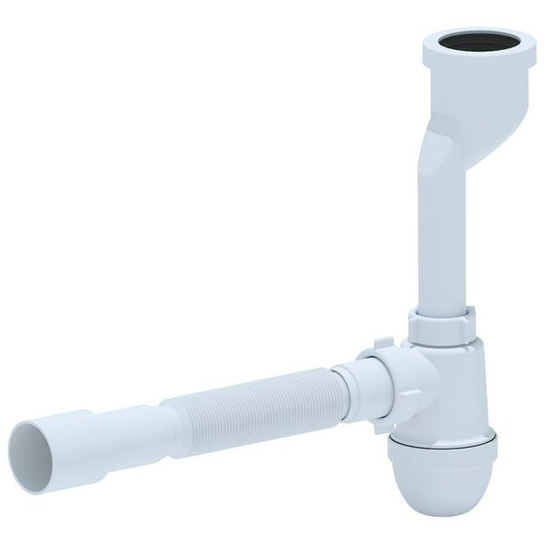 Сифон для писсуара "АНИ" бутылочного типа с гибкой трубой 40/50 (U0115) (Россия)