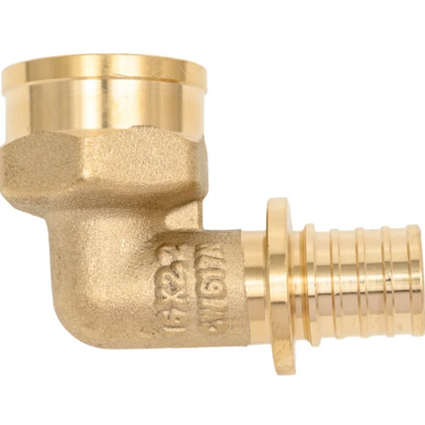 Угол ONE PLUS переходной ВР 16х1/2 латунь акс. (90/15)