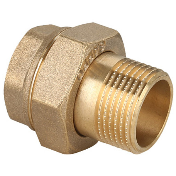 Соединитель Gappo прямой (Американка) ВР-НР латунная 1 1/2"