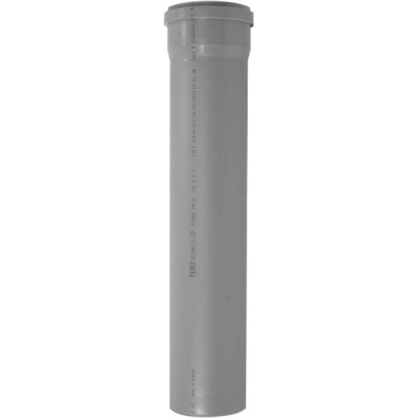 Труба TEBO канализационная 40x1500 для внут. канал. сер. арт. 013010114 (1/50)