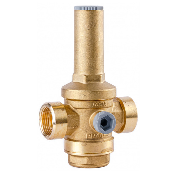 Регулятор давления поршневой с выходом под манометр 3/4" PN25