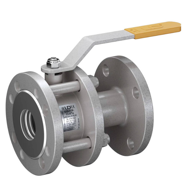 Кран шаровой стальной разборный фланцевый LD Ду80 Ру16 полнопроходной