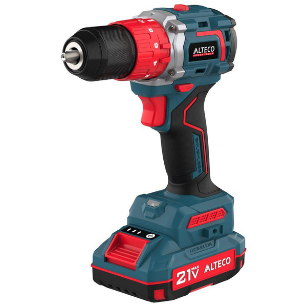 Дрель шуруповёрт ALTECO бесщеточная аккумуляторная ударная CID 21-60 BL