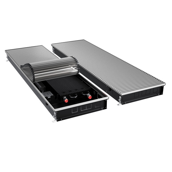 Конвектор внутрипольный Royal Thermo ATRIUM TURBO-90/400/2600-DG-U-NA