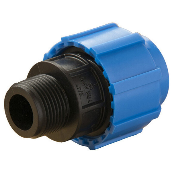 Муфта ПНД компрессионная НР 40*1 1/2" наружная резьба (ТПК-АКВА)