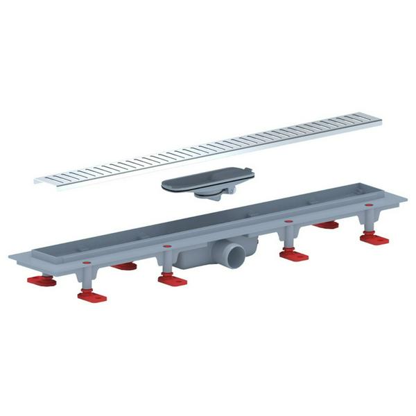 Трап линейный 650мм*62мм выход 40 мм АниПласт БИМС сухой затвор TLQ1465G