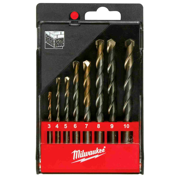 Набор сверл по бетону Milwaukee ударные DIN 8039 (8шт) 4932480158