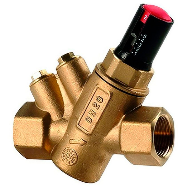 Клапан балансировочный Giacomini R206A автоматический DN25 (1") ВВ, Kvs-5.83м3/ч, без штуцеров