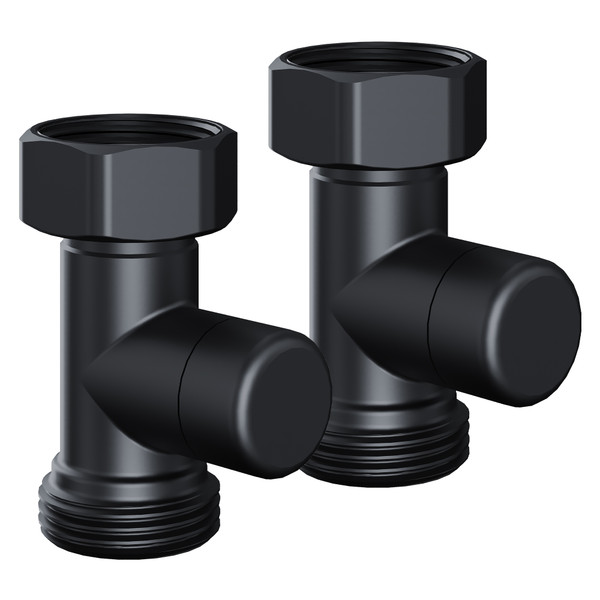 Набор нижнего подключения Royal Thermo Design прямой раздельный 3/4х3/4ЕК (черный)