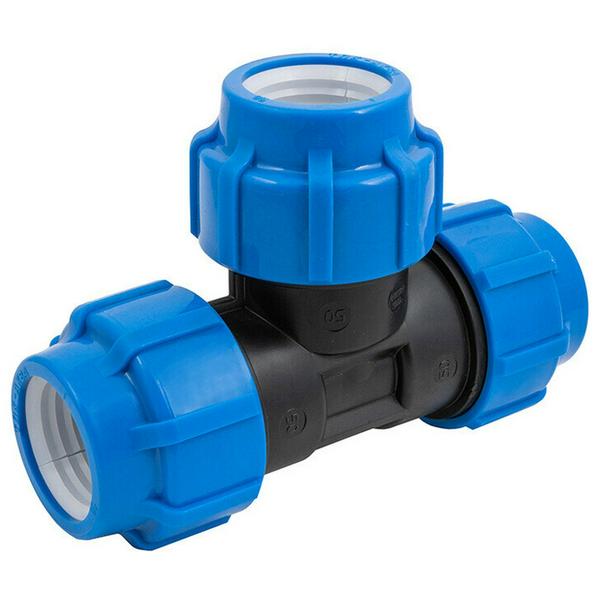 Тройник ПНД компрессионный 40 мм (ТПК-АКВА)