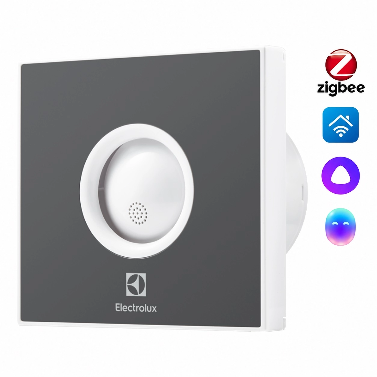 Изображение товара Вентилятор вытяжной Electrolux Rainbow EAFR-100 dark с Wi-Fi управлением Изображение товара Вентилятор вытяжной Electrolux Rainbow EAFR-100 dark с Wi-Fi управлением