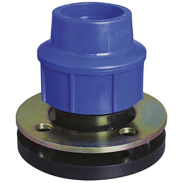 Соединение фланцевое TEBO ПНД 75x2.1/2" с ответн. фланц. кольцом ст.3