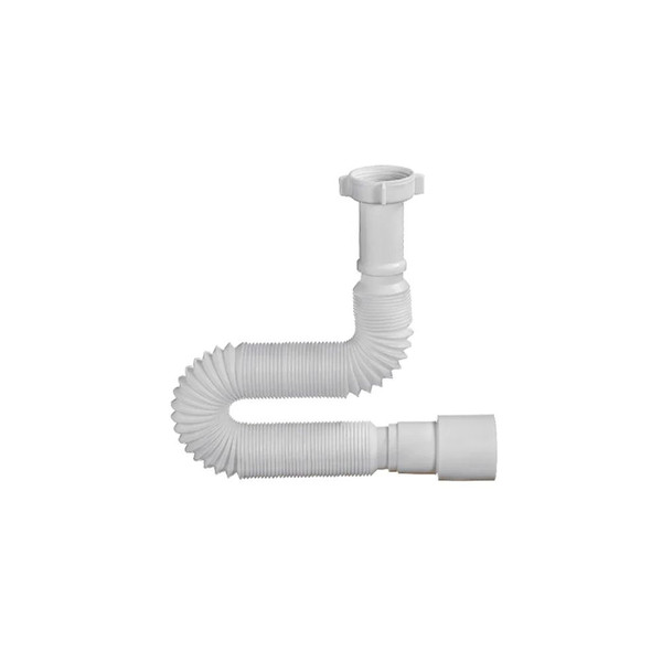 Труба ОРИО гофрированная 1 1/4 * 40/50 белый дл. 470-1250мм АС-10152 (1/75)